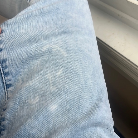 American Eagle AEO Flex Light Wash w Light Distressing Skinny Jeans 28x29 - Picture 9 of 17